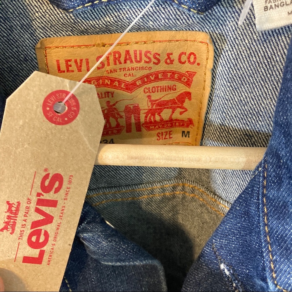 Levi’s oversized truckers denim jacket NWT - Picture 4 of 5
